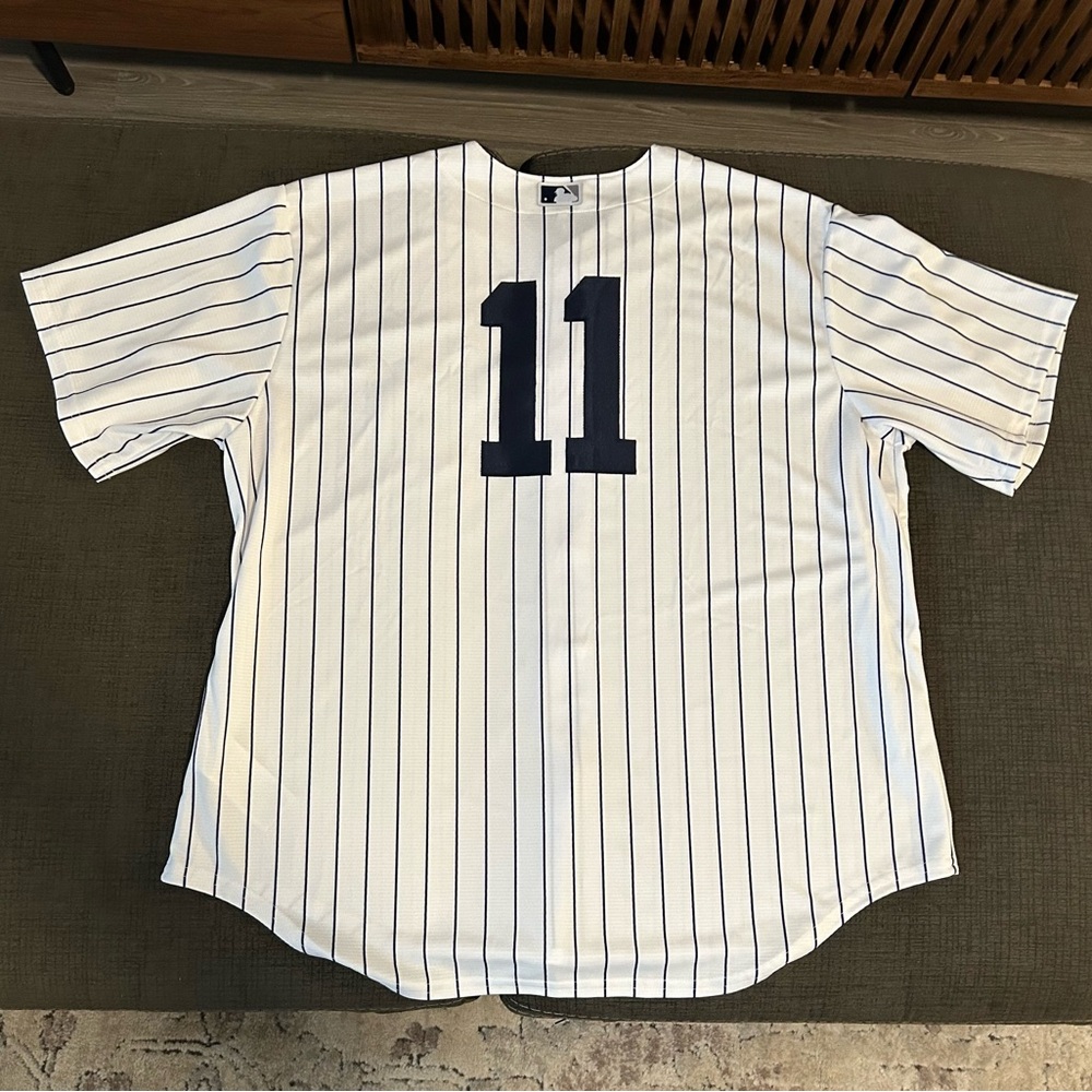 Nike Authentic Pinstripe New York Yankees Anthony Volpe #11 Jersey Men’s Sz XL - Picture 1 of 7